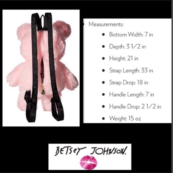 Betsey Johnson Bunny Back Pack - Picture 5 of 9